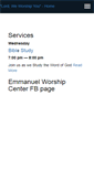 Mobile Screenshot of emmanuelwc.org