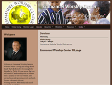 Tablet Screenshot of emmanuelwc.org